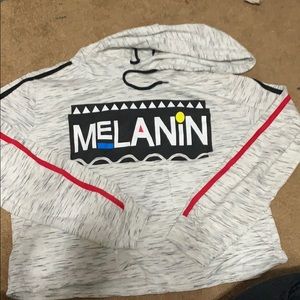 Melanin Crop Hoodie